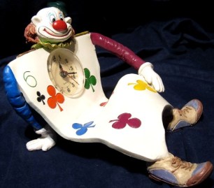 RELOJ PAYASO 6 TREBOL ACOSTADO